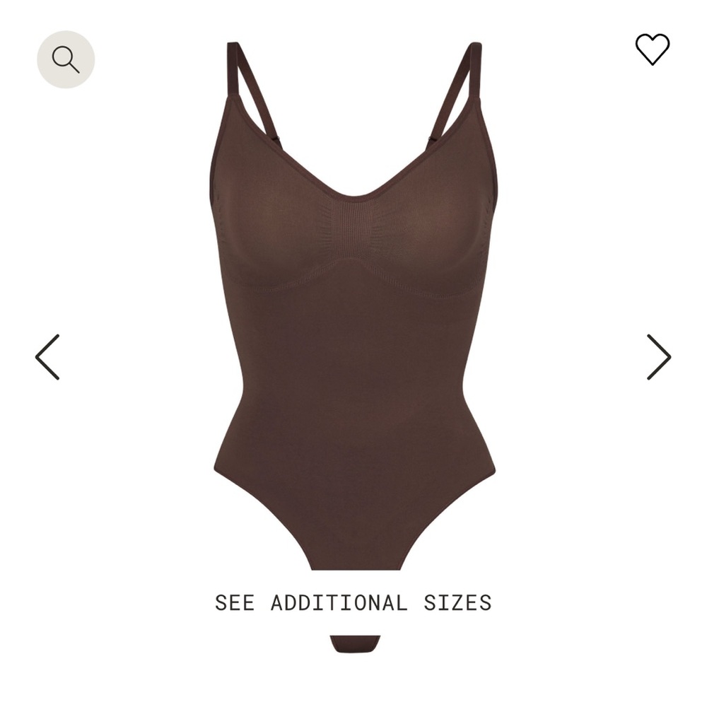 Skims sculpting bodysuit with snaps